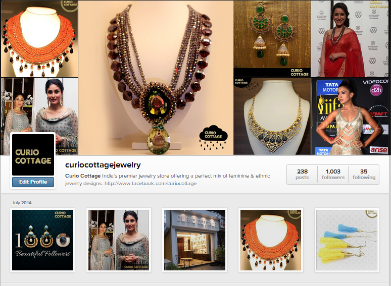 Curio Instagram